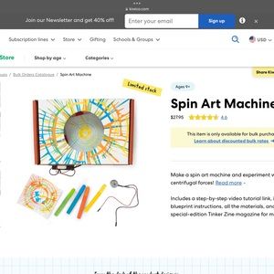 KiwiCo Spin Art Machine